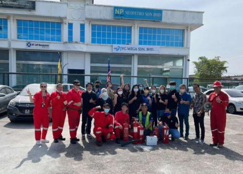 Neopetro Family - fire emergency drill